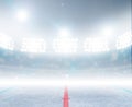 Ice Hockey Rink Stadium Royalty Free Stock Photo