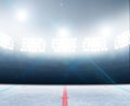 Ice Hockey Rink Stadium Royalty Free Stock Photo