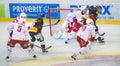 Ice hockey SC Bern vs Lausanne HC at PostFinance-Arena, Bern. Switzerland