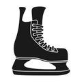 Ice hockey Skate Vector Icon Royalty Free Stock Photo