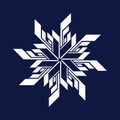 Ice hockey snowflake logo