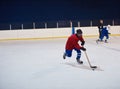 Ice hockey sport players