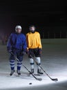 Ice hockey sport players Royalty Free Stock Photo