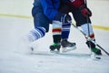 Ice hockey sport players Royalty Free Stock Photo