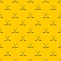 Ice hockey sticks pattern vector Royalty Free Stock Photo