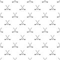 Ice hockey sticks pattern vector Royalty Free Stock Photo