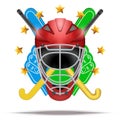 Ice hockey symbol. Design elements