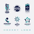 Ice hockey tournament logo Royalty Free Stock Photo