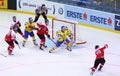 Ice Hockey 2017 World Championship Div 1 in Kiev, Ukraine Royalty Free Stock Photo