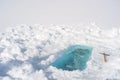 Ice Hole - Ready to Take a Bath Royalty Free Stock Photo
