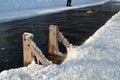 Ice hole winter swimming.