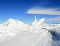 Ice hummocks Royalty Free Stock Photo