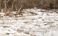 Icy Destruction, Ice Jam on River