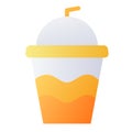 Ice juice cream single isolated icon with smooth style