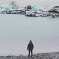 Ice lagoon in iceland Royalty Free Stock Photo