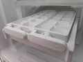 Ice maker container in the refrigerator