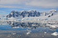 Ice melting in Antarctic mountains Royalty Free Stock Photo