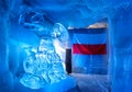 Ice museum at Dachstein glacier in Austrian Alps