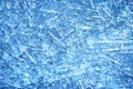 Ice needles, blue ice crystals, background Royalty Free Stock Photo