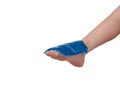 Ice Packs for Pain Relief on ankle.