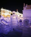 Ice Palace Royalty Free Stock Photo
