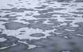 Ice Pattern on Vartry Reservoir, County Wicklow