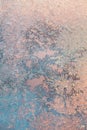 Ice patterns on winter glass. Frost Background Royalty Free Stock Photo