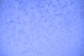 Ice patterns on winter glass. Frozen window texture. Abstract blue background Royalty Free Stock Photo