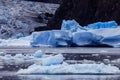 Ice Piece in the Lake of Gray Royalty Free Stock Photo