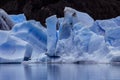 Ice Piece in the Lake of Gray Royalty Free Stock Photo