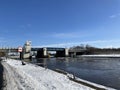 Ice in the Prinses Margriet canal