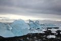 Ice rocks on Diamond beach in Iceland