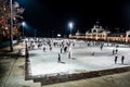 Ice rink in the Budapest City Park, Hungary