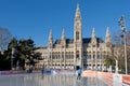 Ice rink in front of vienna city hall