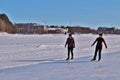 LuleÃÂ¥s ice rink for recreation and cross-country skating