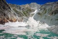 The Ice rink lake, Lac de la Patinoire in Vanoise national Park, French alps