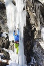 Ice and rocks climbing