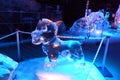 Ice sculpture of Disney The jungle book cartoon