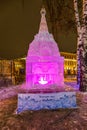 The Ice sculpture: The Entrance Arch.