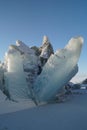 Ice sculpture at Russell Glacier, Greenland