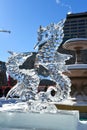 Ice sculpture at Winterlude Royalty Free Stock Photo