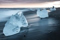 jokulsarlon - Ice sculptures on beach