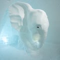 Ice sculptures in icehotel