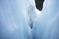 Ice shape of Franz Josef ice glacier Royalty Free Stock Photo