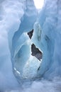 Ice shape of Franz Josef ice glacier Royalty Free Stock Photo