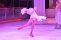 Ice show performance solo Royalty Free Stock Photo