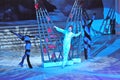 Ice show production onboard cruise ship Royalty Free Stock Photo