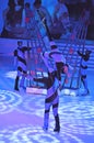 Ice show production onboard cruise ship Royalty Free Stock Photo