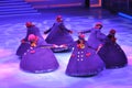 Ice show production onboard cruise ship Royalty Free Stock Photo