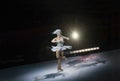 Ice skate performer during Ringling Brothers and Barnum show in